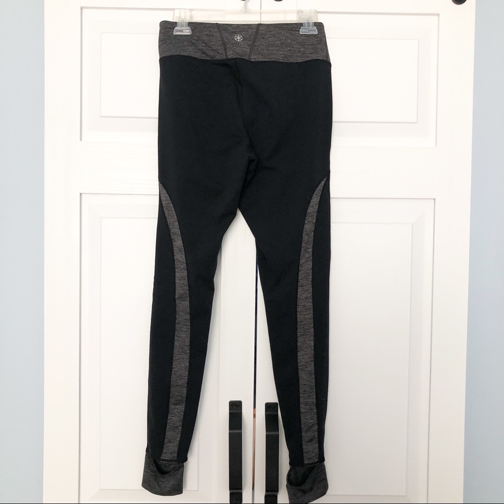 Gaiam Stirrup Leggings black & gray